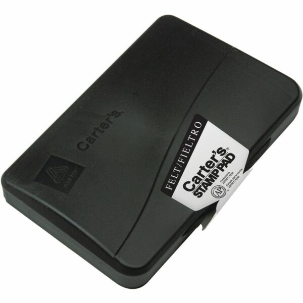 Carter's® Felt Black Stamp Pad, 3.15" x 6.12" (21082)