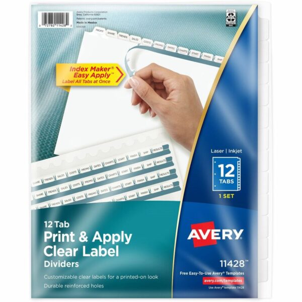 Avery Index Maker Index Divider