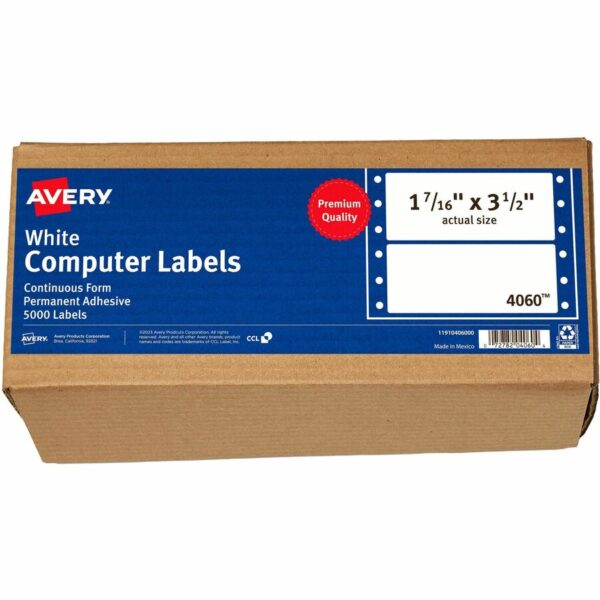 Avery Pin Feed Label