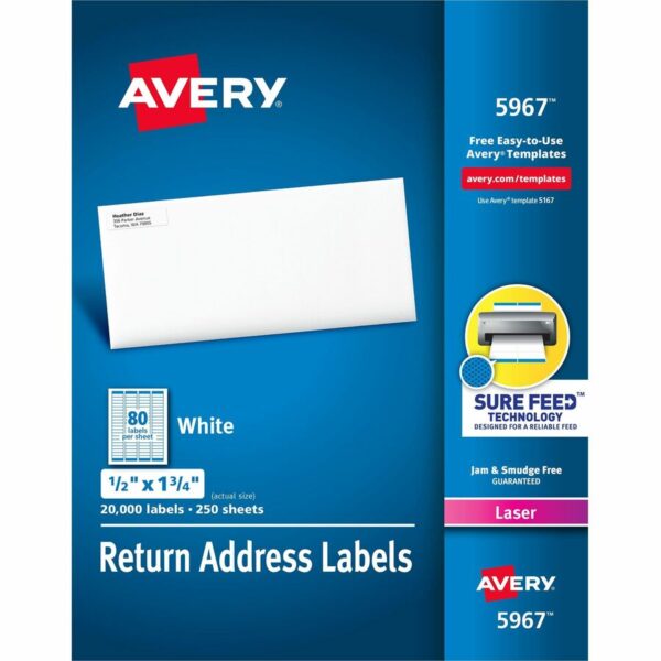 Avery Easy Peel Mailing Laser Labels