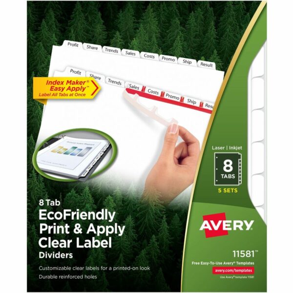 Avery Index Maker Index Divider