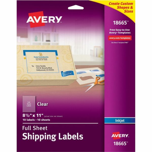 Avery Shipping Label