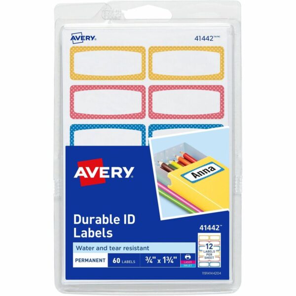 Avery Kids Gear Durable Labels