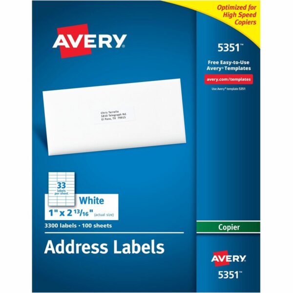 Avery® Copier Address Labels