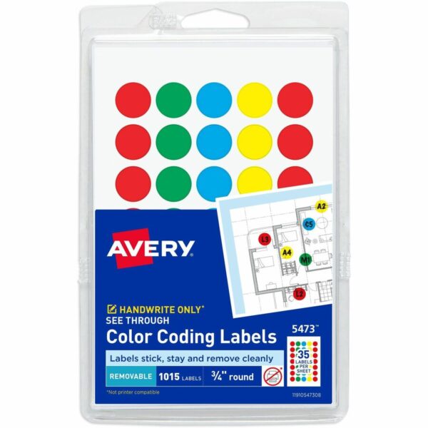 Avery® Color Coded Label