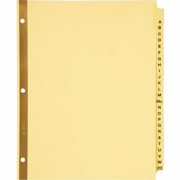 Avery® Laminated Dividers - Gold Reinforced