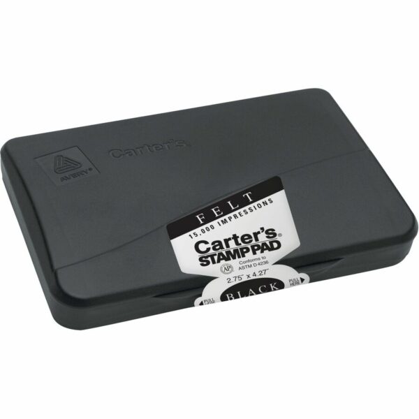 Carter's® Felt Black Stamp Pad, 2.75" x 4.27" (21081)