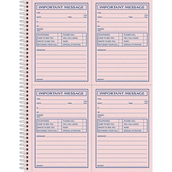 Adams Carbonless Important Message Pad