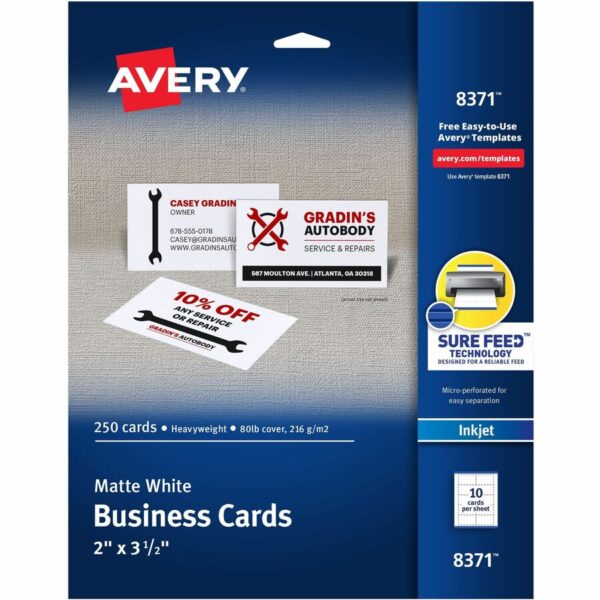 Avery Business Card