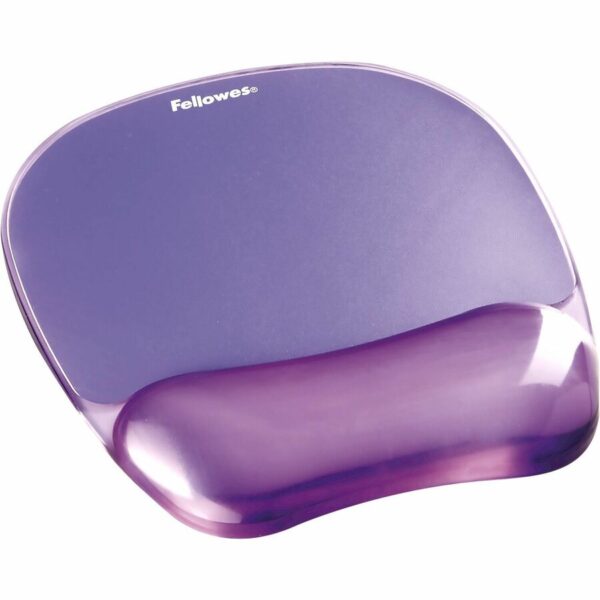 Fellowes Crystals Gel Mousepad/Wrist Rest