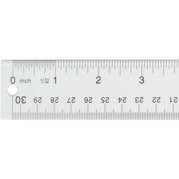 Westcott 12" Transparent Ruler - Image 2