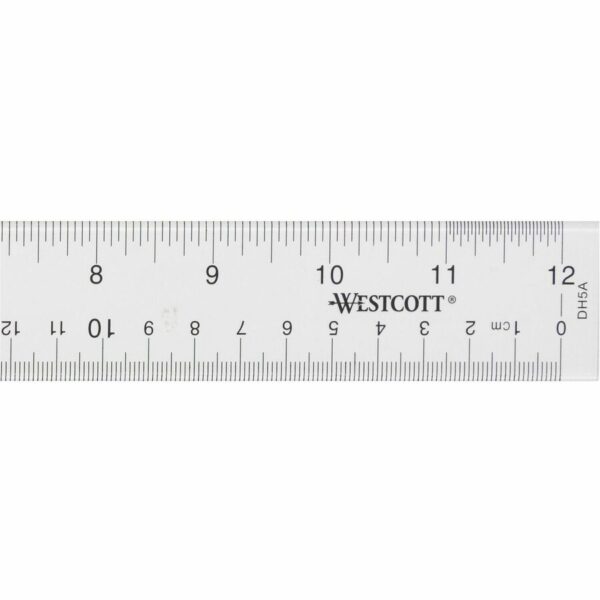 Westcott 12" Transparent Ruler - Image 3