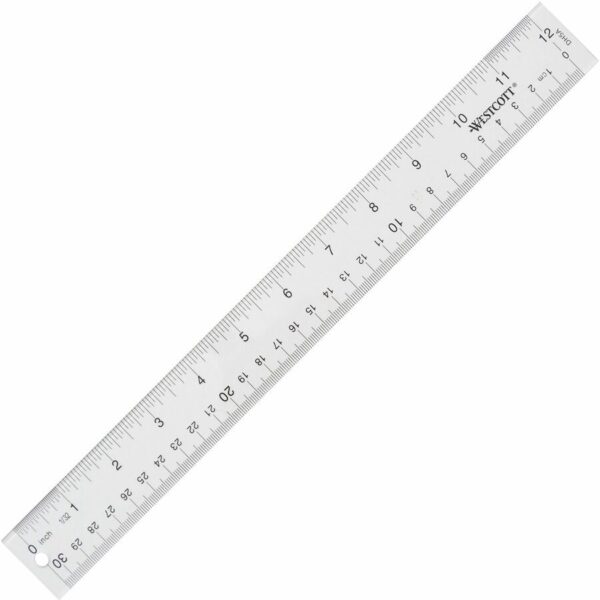 Westcott 12" Transparent Ruler