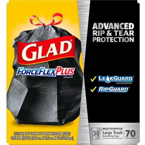 Glad Large Drawstring Trash Bags - ForceFlexPlus - Image 5