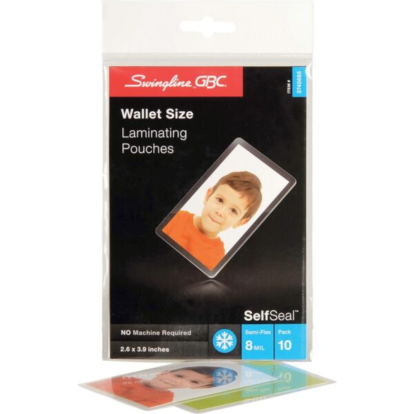 GBC Self Sealing Laminating Pouches