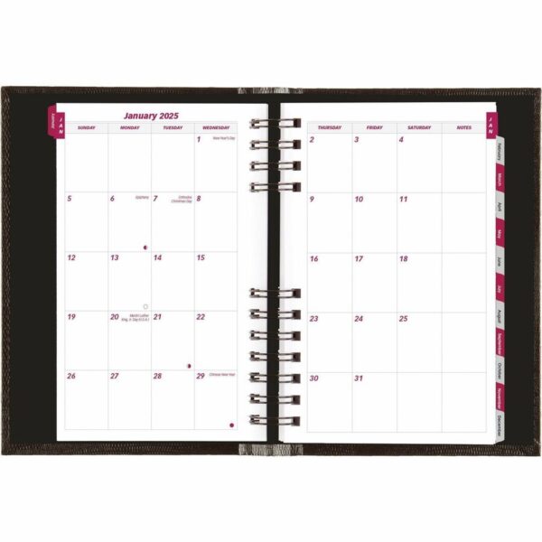 Brownline CoilPro Hard Cover Daily Appointment Book / Monthly Planner - Image 4