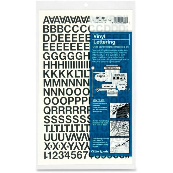 Chartpak Vinyl Helvetica Style Letters/Numbers