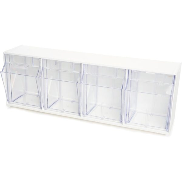 Deflecto Tilt Bin Interlocking Multi-Bin Storage Organizer - Image 2