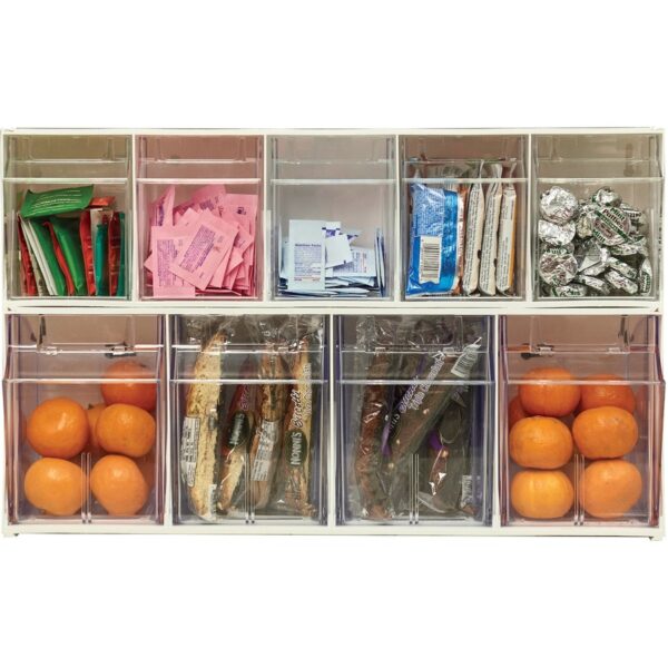 Deflecto Tilt Bin Interlocking Multi-Bin Storage Organizer - Image 3