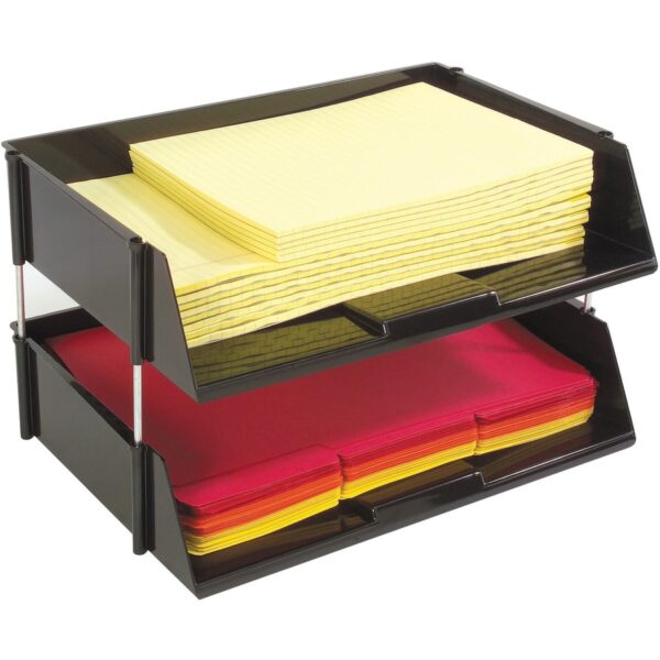 Deflecto Industrial Tray Side-Load Stacking Tray - Image 2