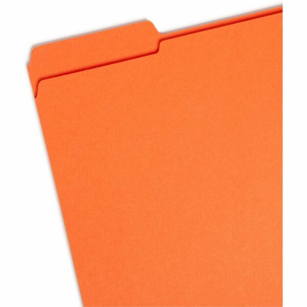 Smead Colored 1/3 Tab Cut Letter Recycled Top Tab File Folder - Image 2