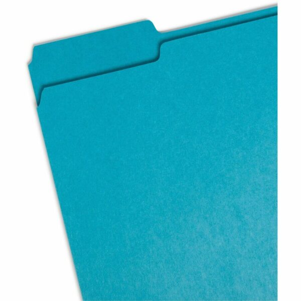 Smead Colored 1/3 Tab Cut Letter Recycled Top Tab File Folder - Image 2