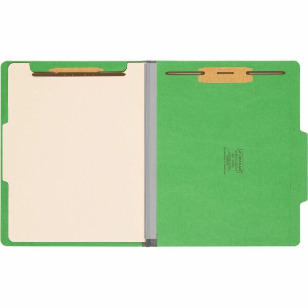 Smead Colored 2/5 Tab Cut Letter Recycled Classification Folder - Image 3