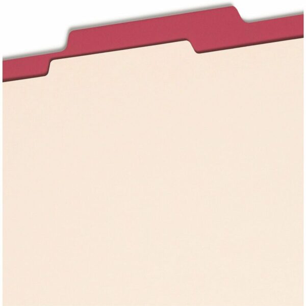 Smead Colored 2/5 Tab Cut Letter Recycled Classification Folder - Image 2