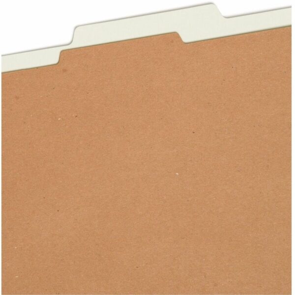 Smead SafeSHIELD 2/5 Tab Cut Letter Recycled Classification Folder - Image 2