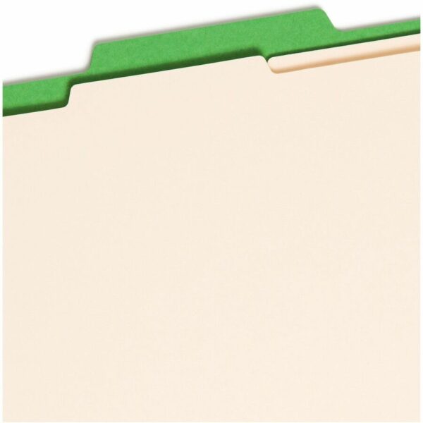 Smead Colored 2/5 Tab Cut Letter Recycled Classification Folder - Image 2