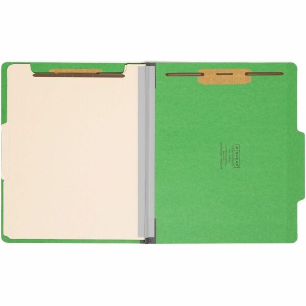 Smead Colored 2/5 Tab Cut Letter Recycled Classification Folder - Image 4