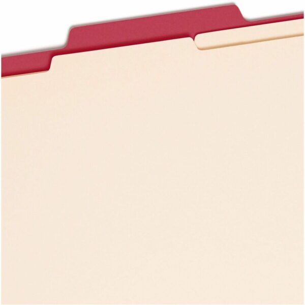 Smead Colored 2/5 Tab Cut Letter Recycled Classification Folder - Image 2