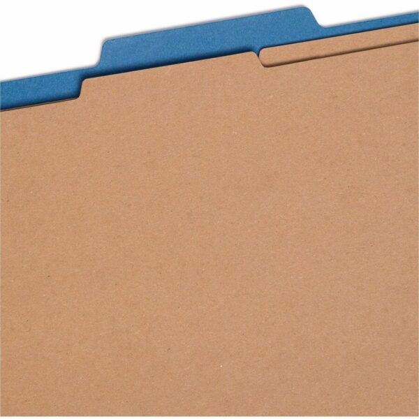 Smead SafeSHIELD 2/5 Tab Cut Letter Recycled Classification Folder - Image 2