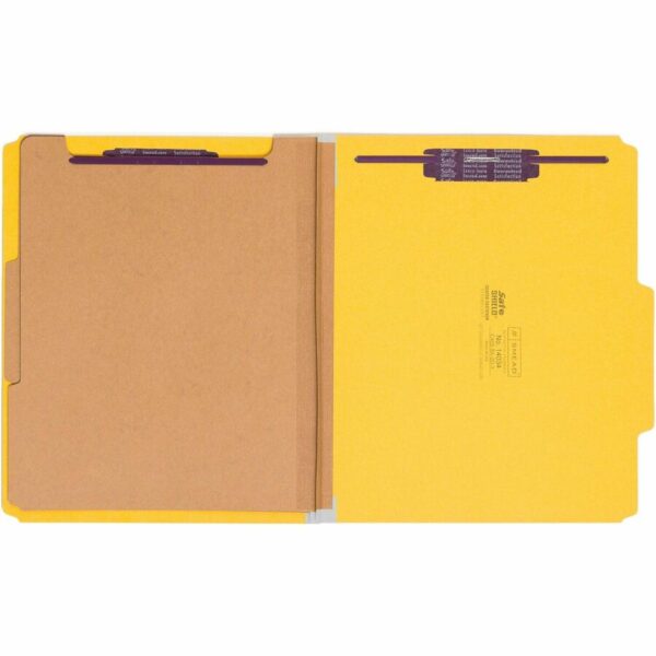 Smead SafeSHIELD 2/5 Tab Cut Letter Recycled Classification Folder - Image 3