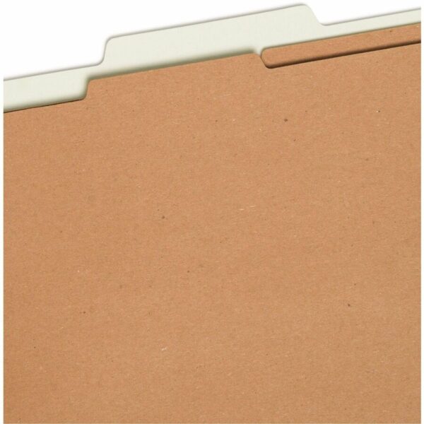 Smead SafeSHIELD 2/5 Tab Cut Letter Recycled Classification Folder - Image 2