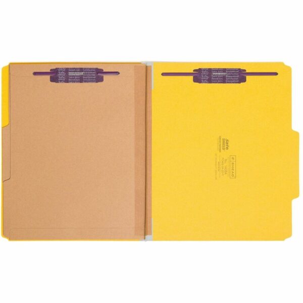 Smead SafeSHIELD 2/5 Tab Cut Letter Recycled Classification Folder - Image 3