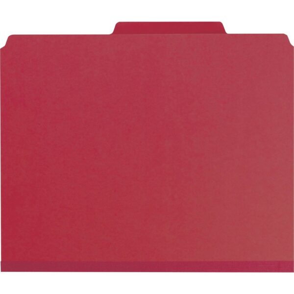 Smead SafeSHIELD 2/5 Tab Cut Letter Recycled Classification Folder - Image 3