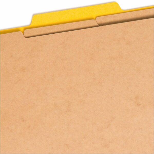 Smead SafeSHIELD 2/5 Tab Cut Letter Recycled Classification Folder - Image 2