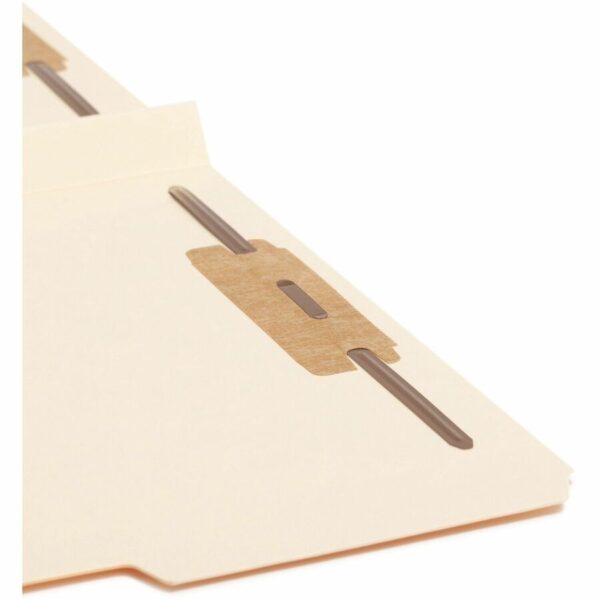 Smead 1/3 Tab Cut Letter Recycled Fastener Folder - Image 3