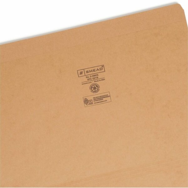 Smead Straight Tab Cut Legal Recycled Top Tab File Folder - Image 3