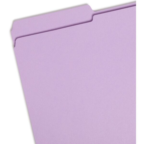 Smead Colored 1/3 Tab Cut Legal Recycled Top Tab File Folder - Image 2