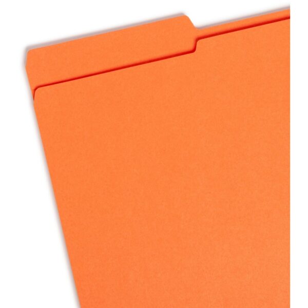 Smead Colored 1/3 Tab Cut Legal Recycled Top Tab File Folder - Image 2