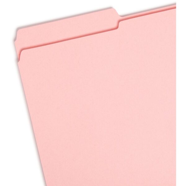 Smead Colored 1/3 Tab Cut Legal Recycled Top Tab File Folder - Image 2