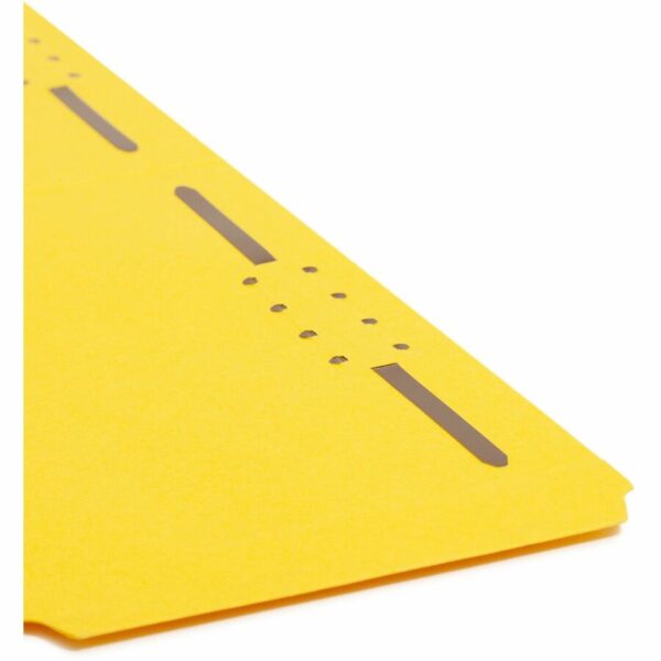 Smead Colored 1/3 Tab Cut Legal Recycled Fastener Folder - Image 3