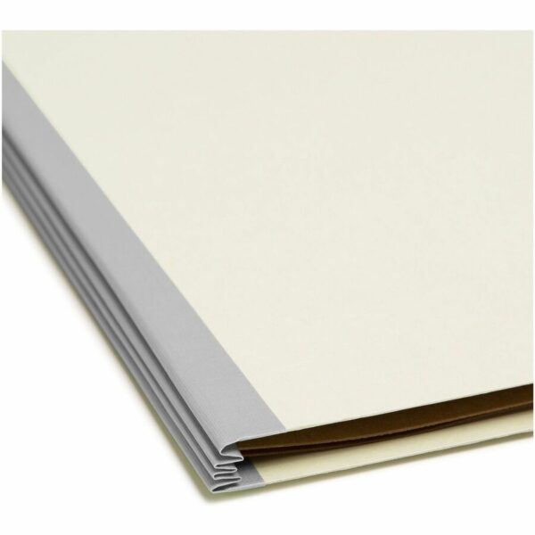 Smead SafeSHIELD 2/5 Tab Cut Legal Recycled Classification Folder - Image 3