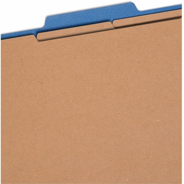 Smead SafeSHIELD 2/5 Tab Cut Legal Recycled Classification Folder - Image 2