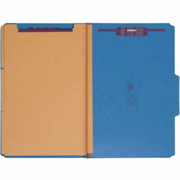 Smead SafeSHIELD 2/5 Tab Cut Legal Recycled Classification Folder - Image 3