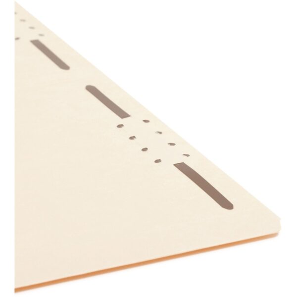 Smead Straight Tab Cut Legal Recycled Fastener Folder - Image 2