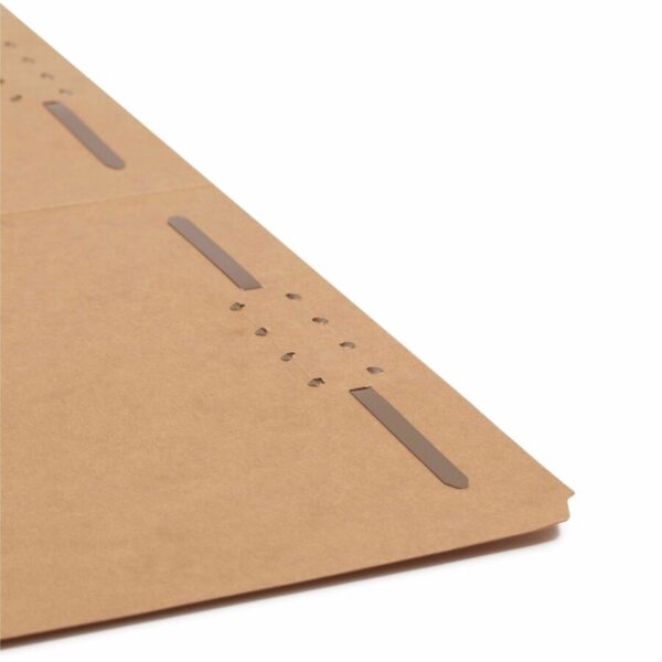 Smead 2/5 Tab Cut Legal Recycled Fastener Folder - Image 3