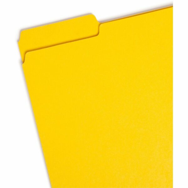 Smead Colored 1/3 Tab Cut Letter Recycled Top Tab File Folder - Image 2